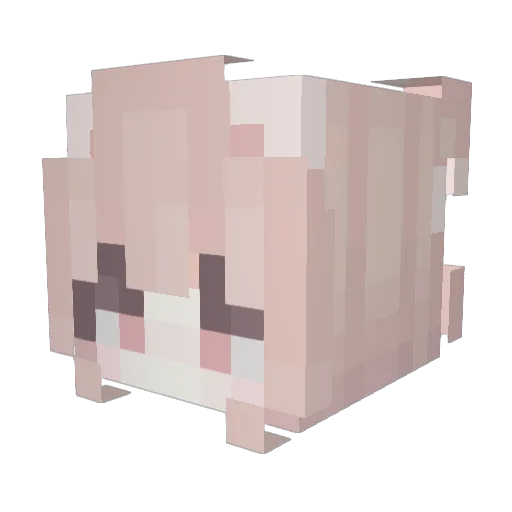 Maple37 Minecraft avatar head, 3D render