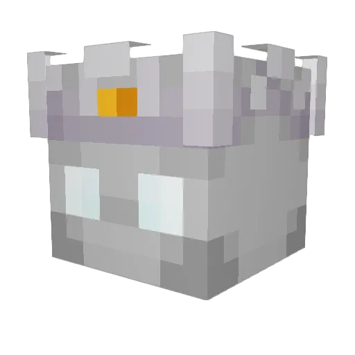 MapleAcorn Minecraft avatar head, 3D render