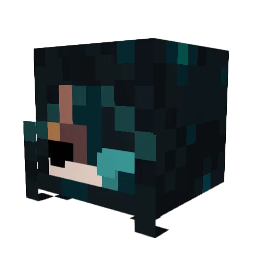 MapleBBG Minecraft avatar head, 3D render