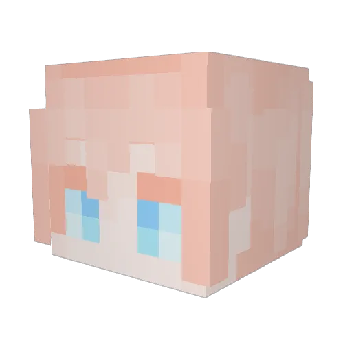 MapleBurger Minecraft avatar head, 3D render
