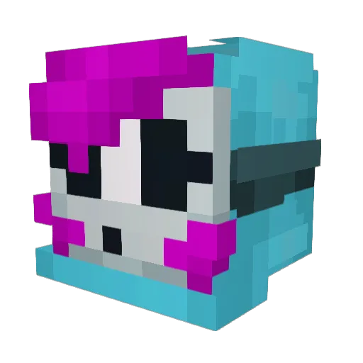 MapleCupid Minecraft avatar head, 3D render