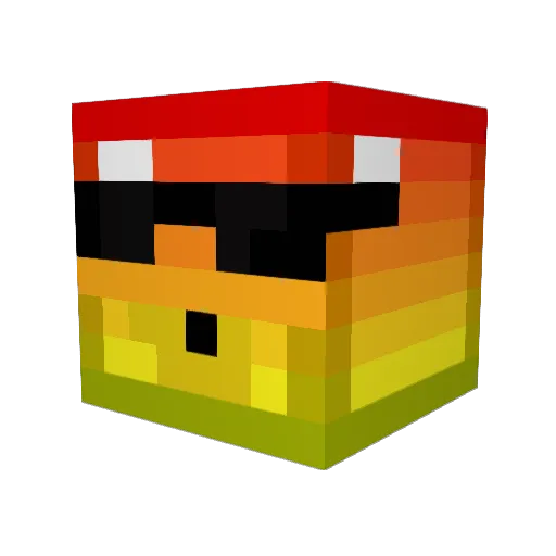 MaplePanda182 Minecraft avatar head, 3D render