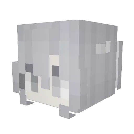 MapleShurup Minecraft avatar head, 3D render
