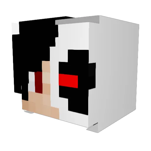 MapleSyrup13 Minecraft avatar head, 3D render
