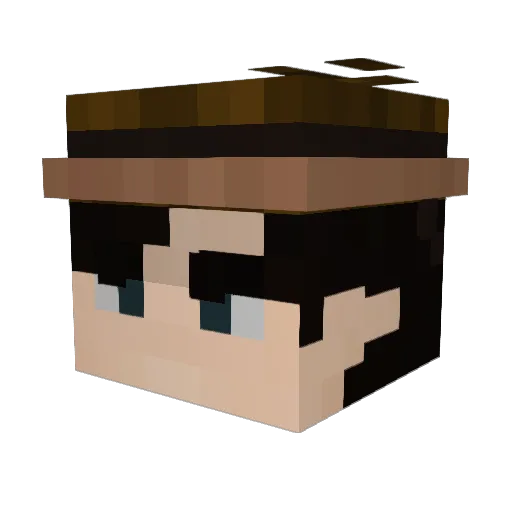 MapleSyrupAddict Minecraft avatar head, 3D render