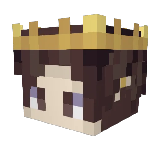 MapleSyrupIsMe Minecraft avatar head, 3D render