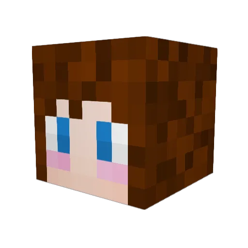 MapleWoodRW Minecraft avatar head, 3D render
