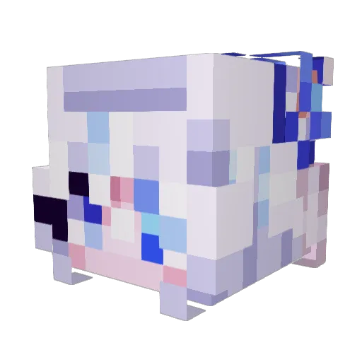 Maple_oxo Minecraft avatar head, 3D render