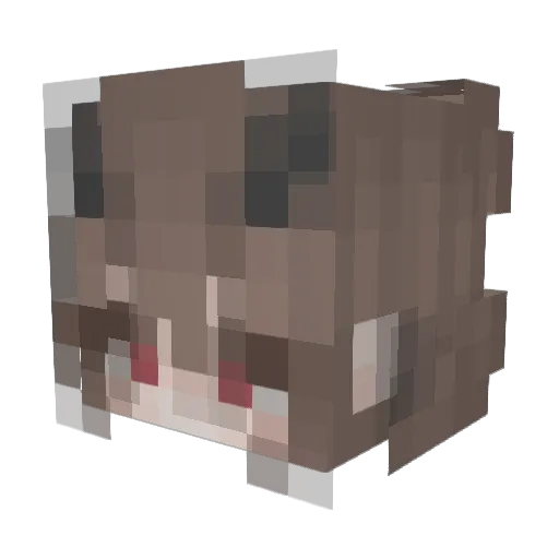 Maple_sugar1 Minecraft avatar head, 3D render