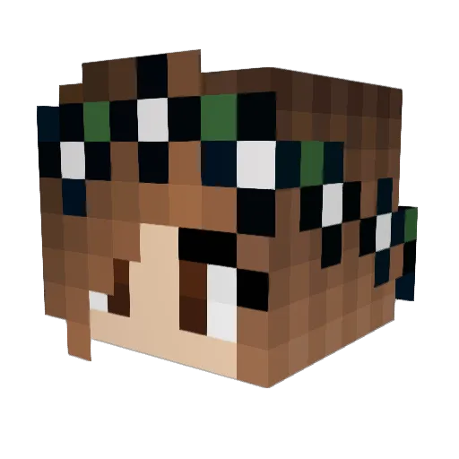 Maple_waffles Minecraft avatar head, 3D render