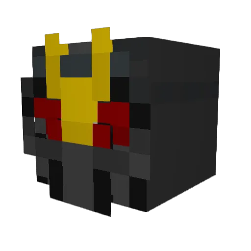 Mapleaf Minecraft avatar head, 3D render
