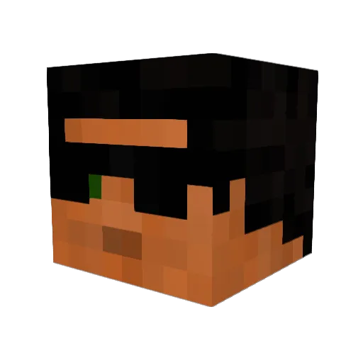 Mapleman1014 Minecraft avatar head, 3D render