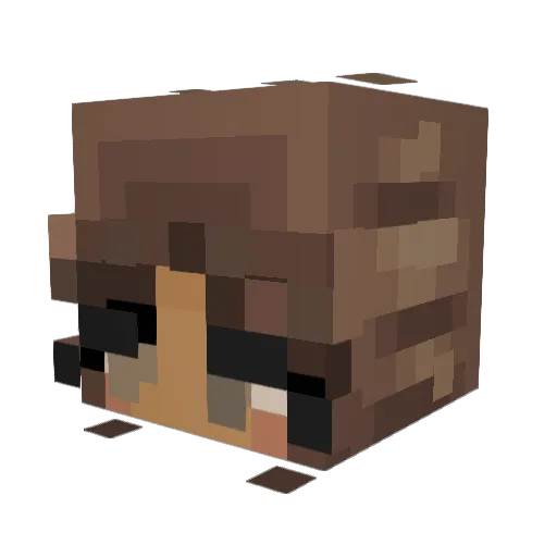 Maplespiceyo Minecraft avatar head, 3D render