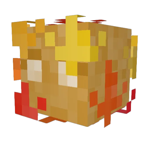 Maplexium Minecraft avatar head, 3D render