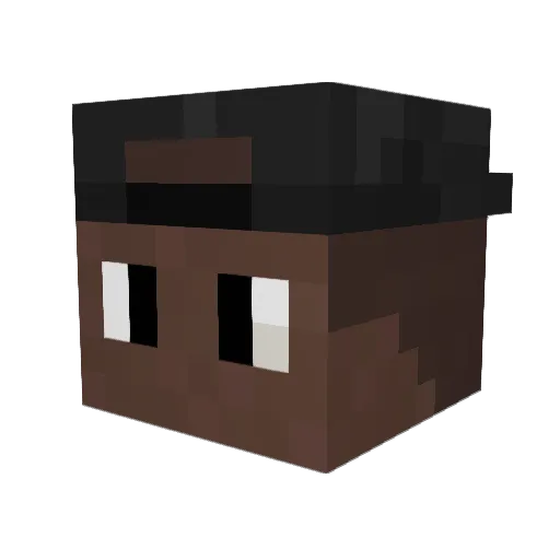 Mappel15 Minecraft avatar head, 3D render