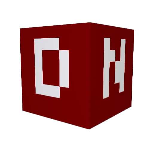 Mappic Minecraft avatar head, 3D render
