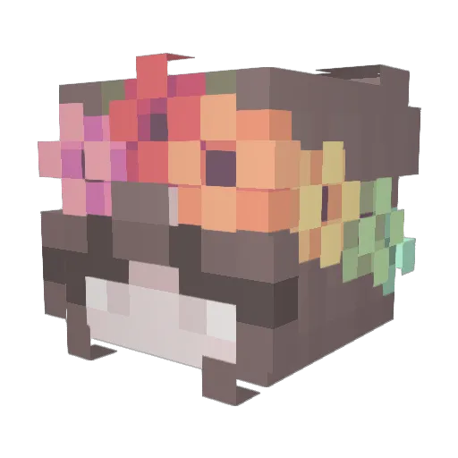 MappleFootJohb Minecraft avatar head, 3D render