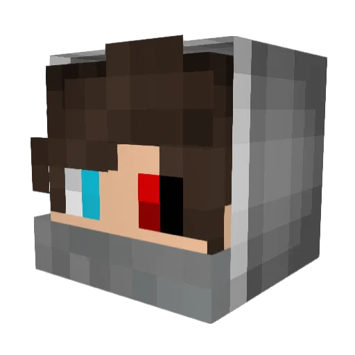 Maq2108 Minecraft avatar head, 3D render