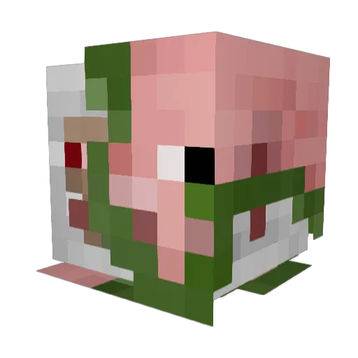 MaqsYo Minecraft avatar head, 3D render