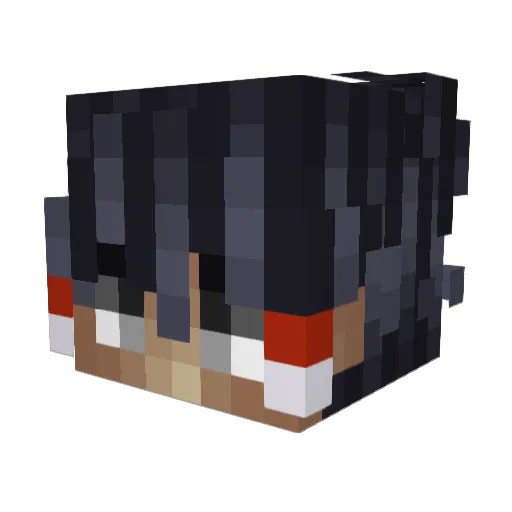 Mar123e Minecraft avatar head, 3D render