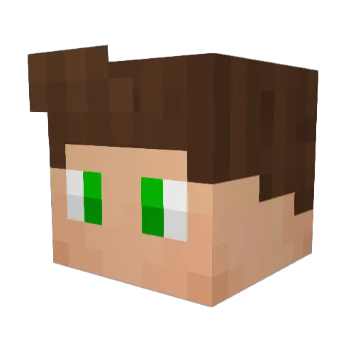 MarGam3rYT Minecraft avatar head, 3D render