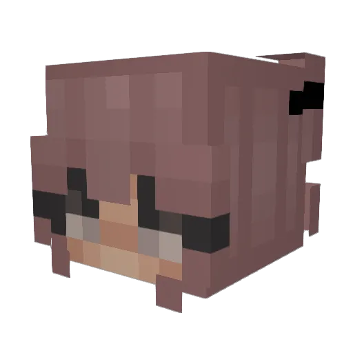 MarKoManiya Minecraft avatar head, 3D render