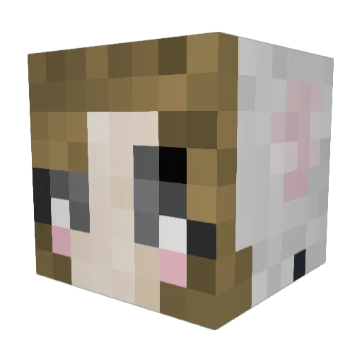 MarKv2121 Minecraft avatar head, 3D render