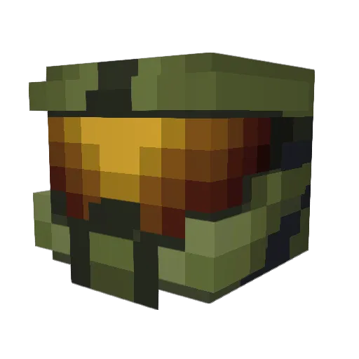 MarLKing Minecraft avatar head, 3D render