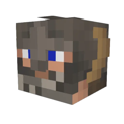 MarMic05 Minecraft avatar head, 3D render
