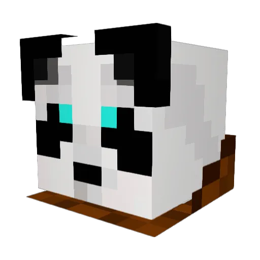 MarOwNFR Minecraft avatar head, 3D render