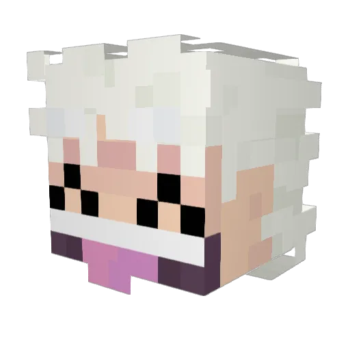 MarS1n Minecraft avatar head, 3D render