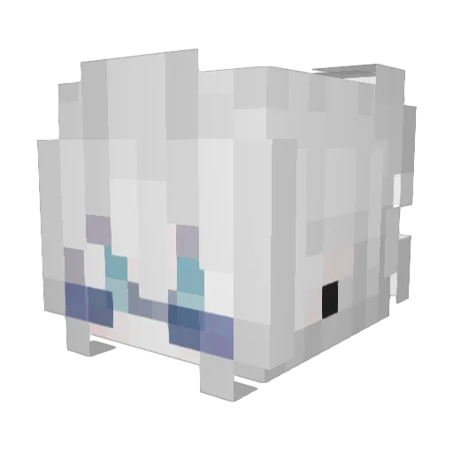 MarShadow07_ Minecraft avatar head, 3D render