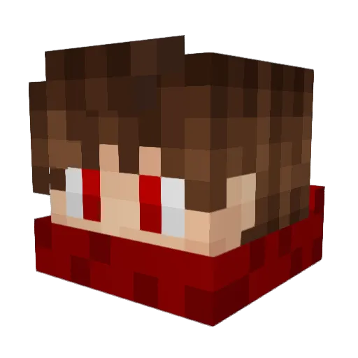 MarTexXR Minecraft avatar head, 3D render