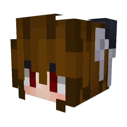 MarXil_ Minecraft avatar head, 3D render
