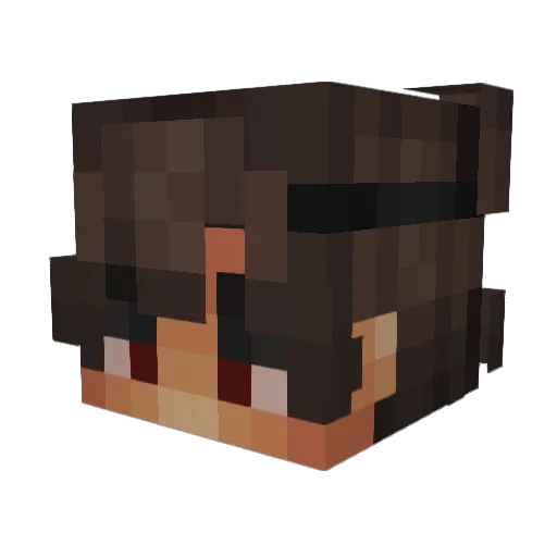 MarZ4Real Minecraft avatar head, 3D render