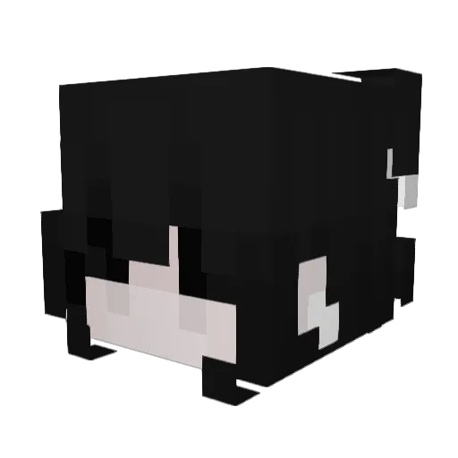Mar_0777 Minecraft avatar head, 3D render