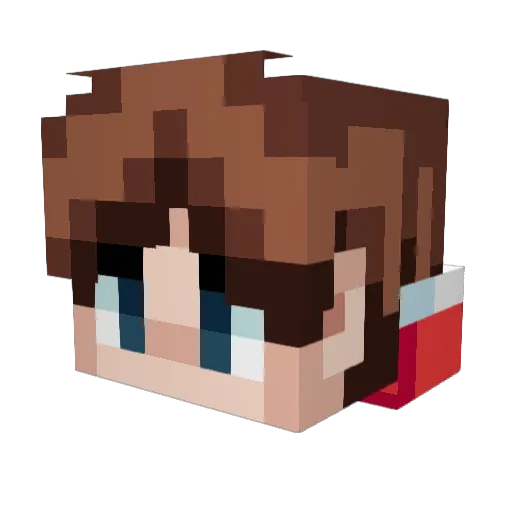 Mar_363 Minecraft avatar head, 3D render