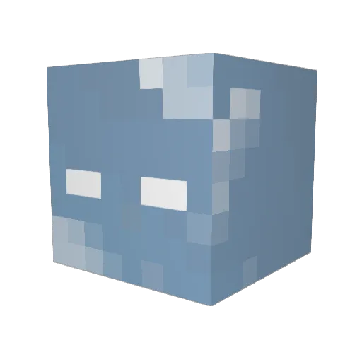 Mar_IA Minecraft avatar head, 3D render
