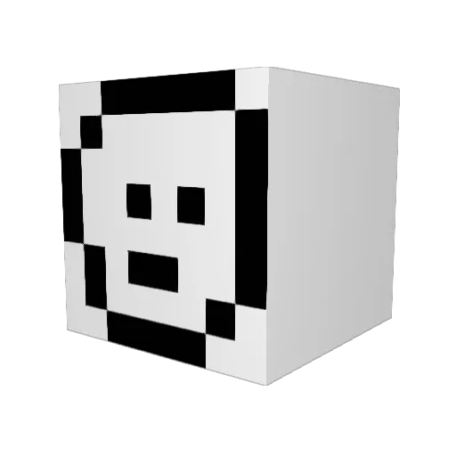 Mar_aH Minecraft avatar head, 3D render