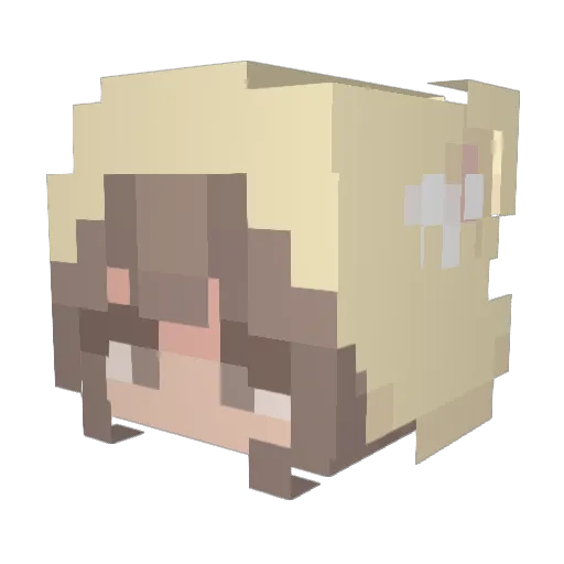 Mar_s2 Minecraft avatar head, 3D render