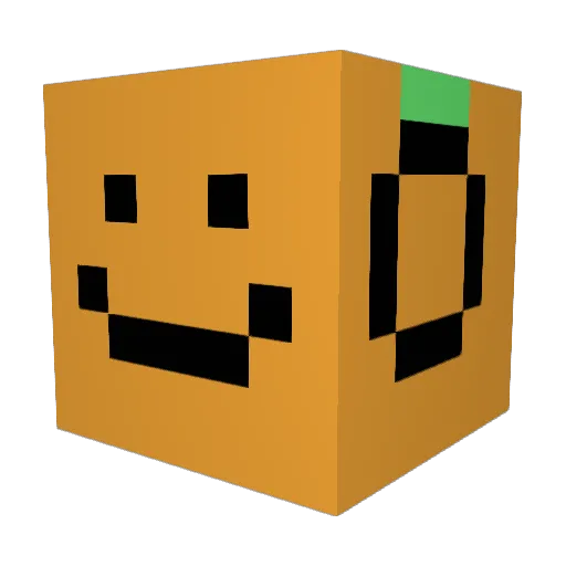 MaraLTL Minecraft avatar head, 3D render