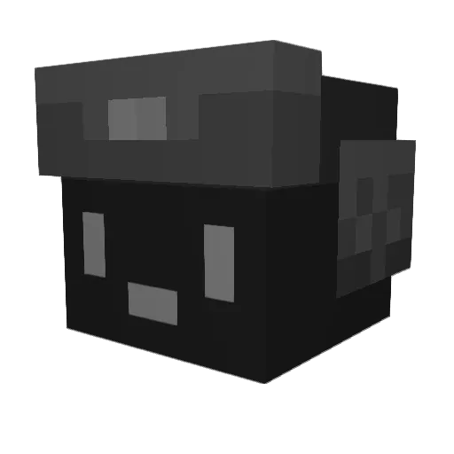 MaraaMC Minecraft avatar head, 3D render