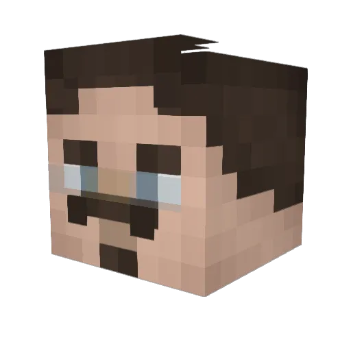 Marador2663 Minecraft avatar head, 3D render