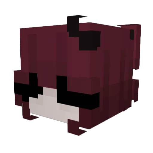 MarahBeeee Minecraft avatar head, 3D render