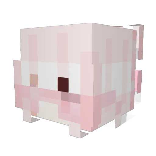 MaraistePrime Minecraft avatar head, 3D render