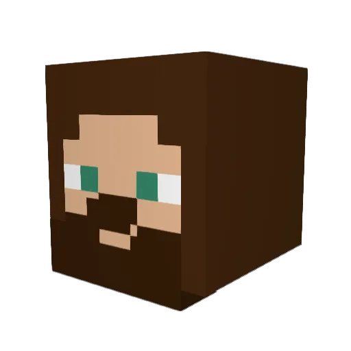 Maranatha__ Minecraft avatar head, 3D render