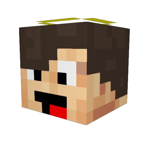 Maranga13 Minecraft avatar head, 3D render