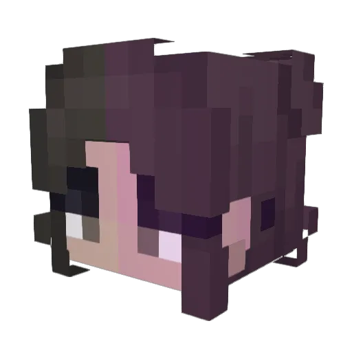 Maratjuhhh Minecraft avatar head, 3D render