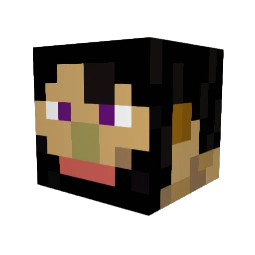 Maratka98 Minecraft avatar head, 3D render