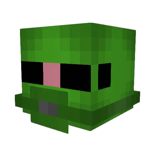 Maratropa Minecraft avatar head, 3D render